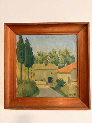 Ancien tableau peinture - tableau, huile