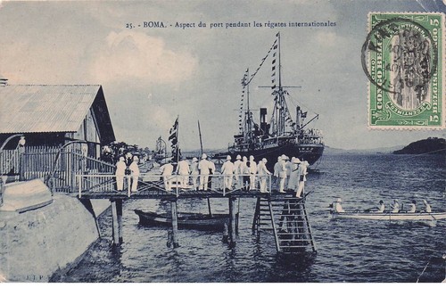Congo boma aspect du - congo, port