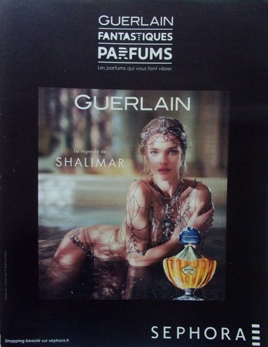 Publicite papier parfum - papier,
