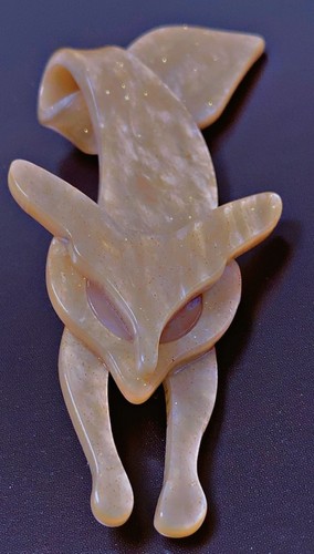 Bijou ancien broche - bijou, renard
