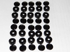 20 CACHE NOIR RIVET VIS PLAQUE