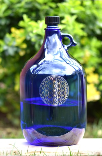 Bouteille verre litres - bouteille, en