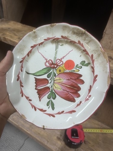 Assiette faïence régionale - assiette,