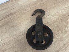 Poulie Ancienne Avec Crochet