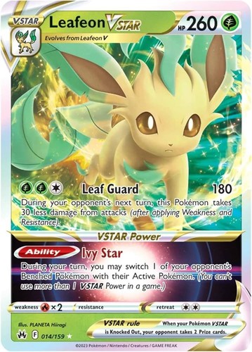 Pokemon tcg leafeon vstar - pokemon,