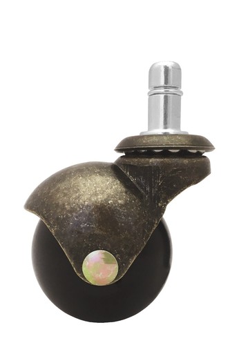 Antique brass ball - antique,