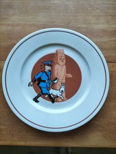 ASSIETTE PORCELAINE TINTIN ET LES PICAROS TABLES & COULEURS (AI144)