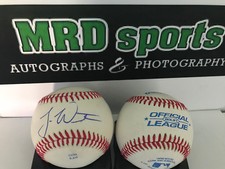 Logan Warmoth hand signed autographed baseball Toronto Blue Jays prospect UNC