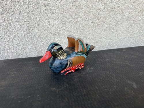 Statuette canard mandarin - de,