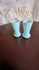 Paire De Vases En Opaline