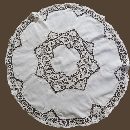 Superbe nappe ronde - nappe, et