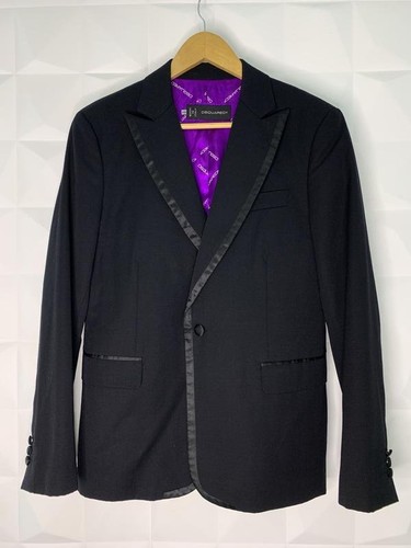Men dsquared blazer black - blazer,
