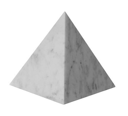 Pyramide marbre blanc - pyramide,