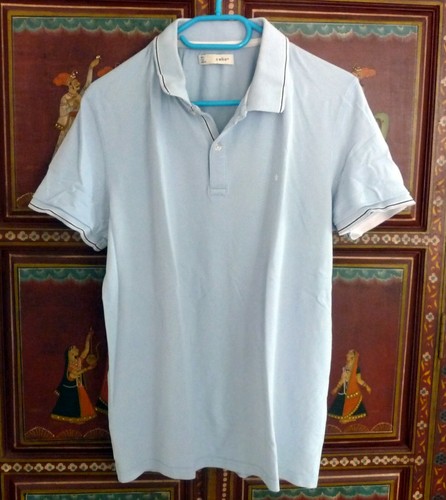 Polo bleu ciel pour homme