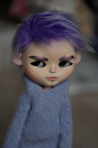 Oak custom blythe doll - oak,