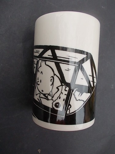 Herge tintin mug - tintin, milou