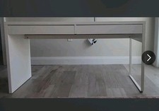 IKEA MICKE Desk, White, 55 7/8x19 5/8" – Sleek, Spacious & Designed for Modern