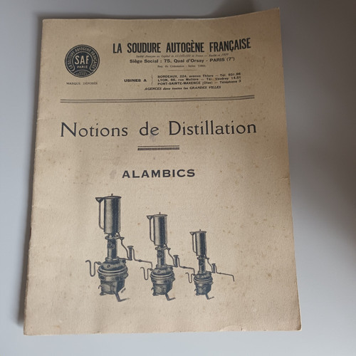 Ancien traité distillation - ancien,