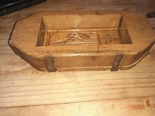 Ancien moule à beurre en bois