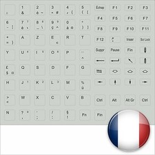 Keyb. Sticker Français Gris