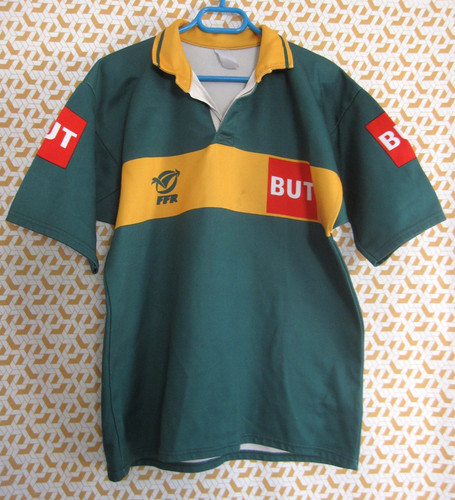 Maillot rugby vert jaune - maillot, et