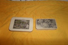 LOT 2 BOITES ANCIENNES DE DRAGEE EN CARTON, 1 L. VIALATTE CONFISEUR MARINGUES