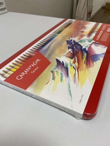 Crayons aquarelle caran - crayons,