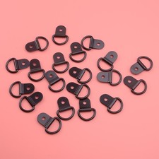 20x anneau d'arrimage noir en