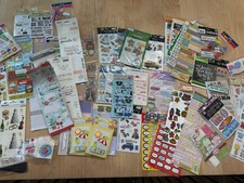 Mixed Lot Of Scrapbooking Stickers Variety Brands Themes HUGE