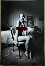 ?RARE! Jeanloup SIEFF - Portrait Woman 1972, Old Authentic Drawing Offset Print