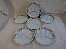 6 assiettes à fondue