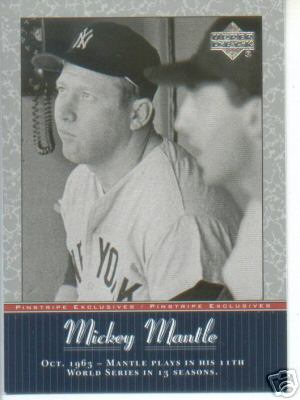 2001 upper deck mickey - upper, mantle