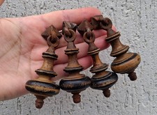 1 ANCIENNE POIGNÉE PENDELOQUE DE MEUBLE EN FER et BOIS  N°106C