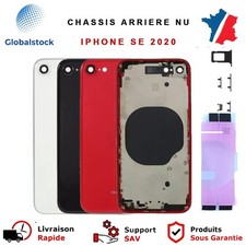 CHASSIS ARRIERE NU POUR IPHONE SE 2020 BLANC NOIR ROUGE