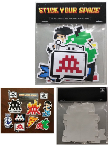 Invader sticker stick your - sticker, *stick