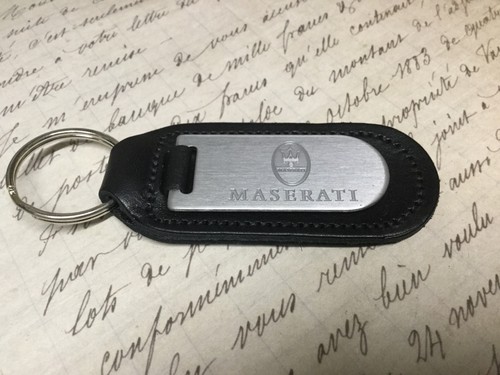 Maserati porte clés cuir - porte-clés,