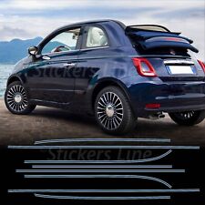 Fiat 500 RIVA stickers adhesive bands fiat500 riviera strips strips
