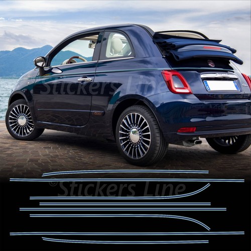 Autocollants fiat 500 - autocollants,