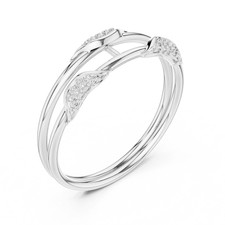 Bague en diamant véritable