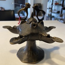 Antique Indian Oil Lamp