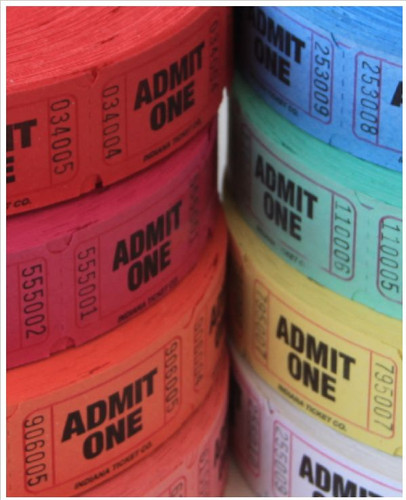 Lot 400 ticket admit one - admit,