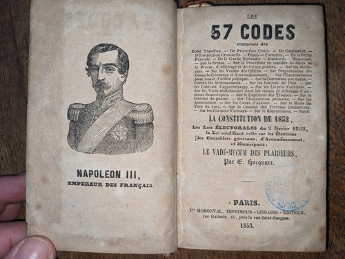 Livre ancien hocquart les - livre, ancien-e.