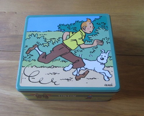 Boite tintin delacre - boite, --tintin
