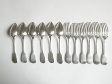 6 cuillères + 6 fourchettes
