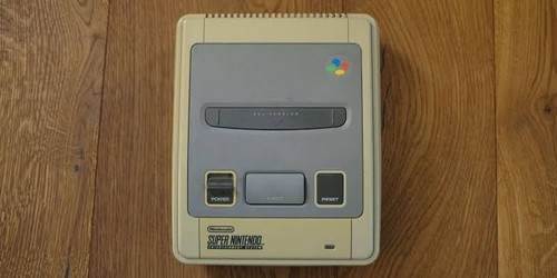 Nintendo snes console grise - nintendo,
