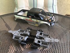 traxxas 1/16 Custom 4ws Chassis And Hard Body Shell Ford HD F150.