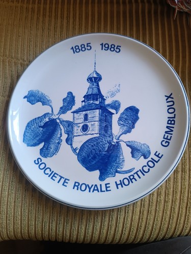 Assiette boch louvière - boch,