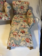 Tender art collection wingback chair and chaise lounge