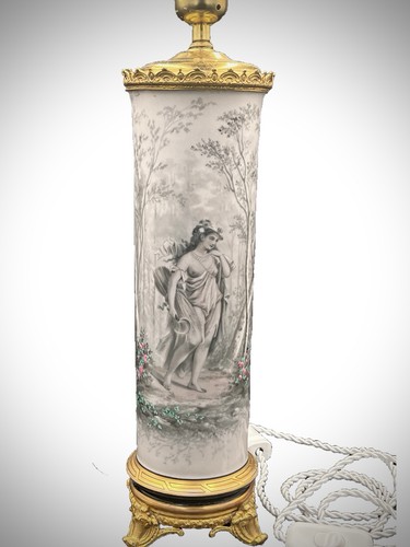 Lampe ancienne porcelaine - lampe, en