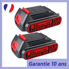 2x batterie LBXR20 pour batterie BLACK+DECKER 18V ​​3.8Ah lithium BL2018 BL4018